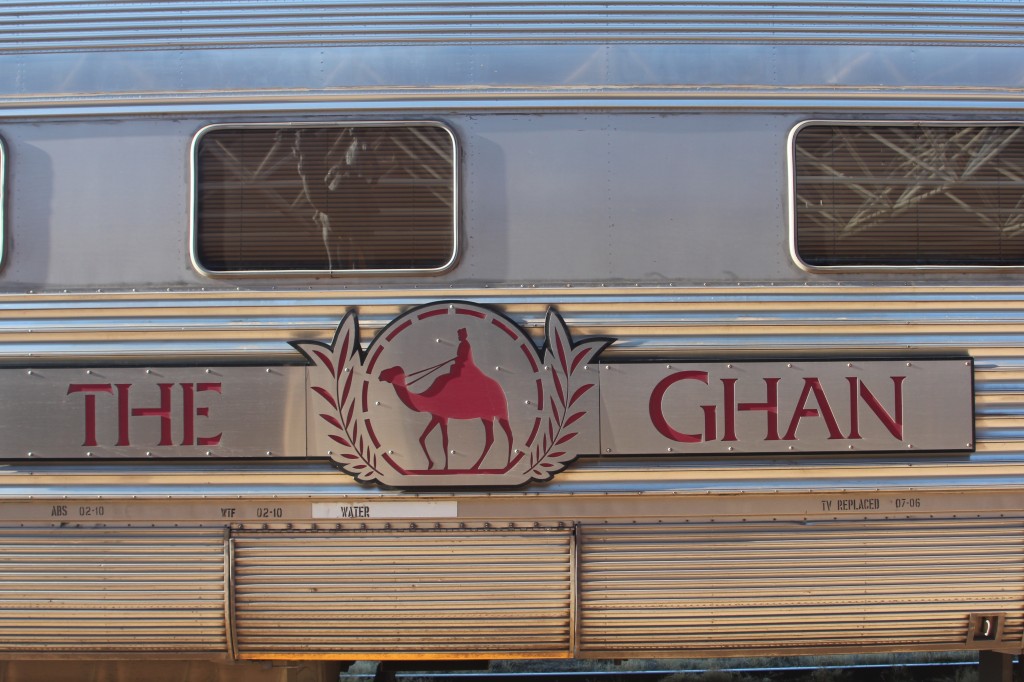 The Ghan, dwars door Australië van Zuid naar Noord.